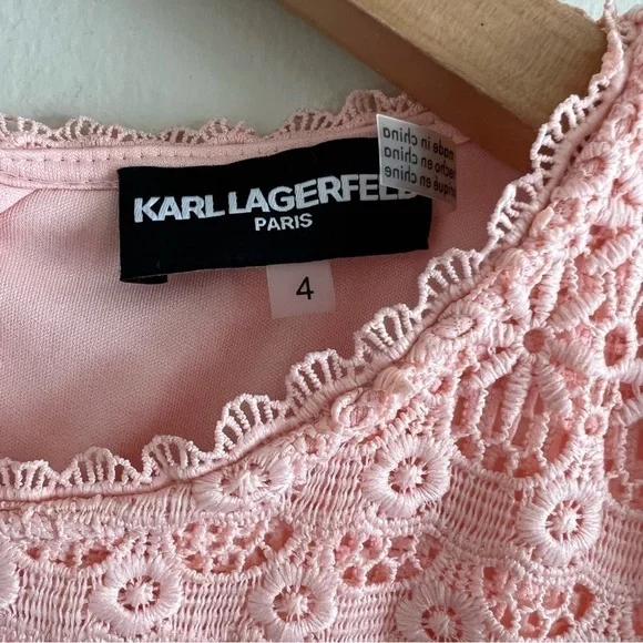 Karl Lagerfeld Lace Dress Size 4 - Picture 3 of 4